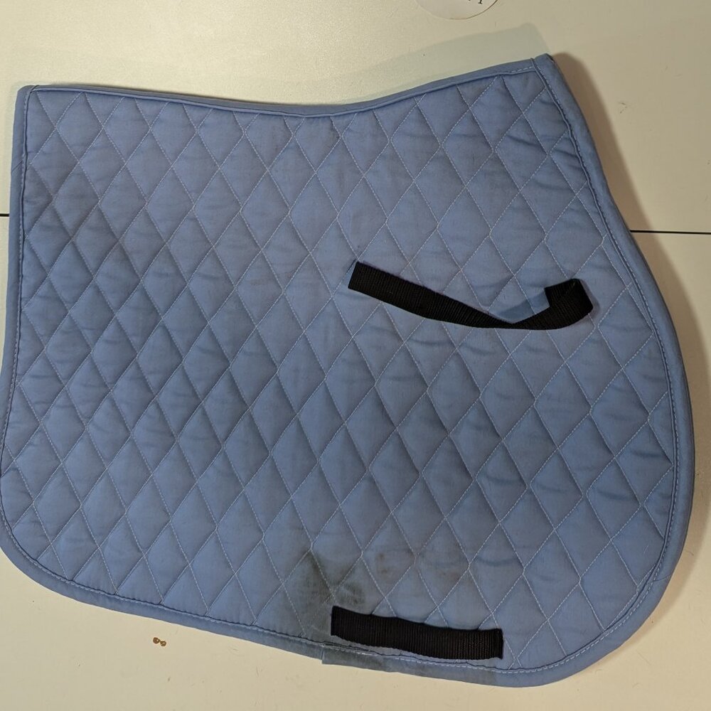 Unbranded Light Blue Dressage Saddle Pad